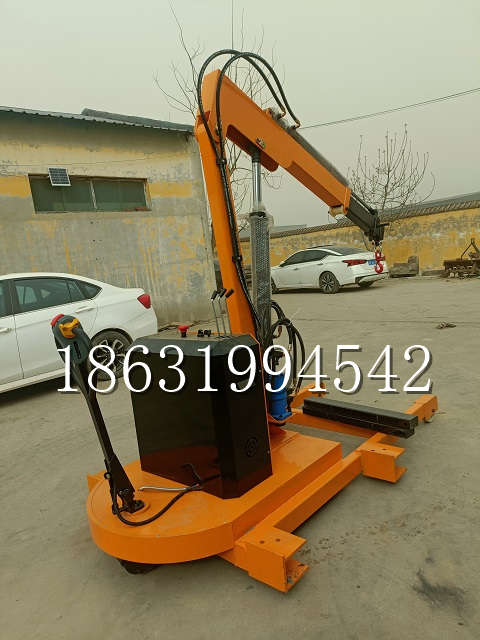 镇原县自卸车厢随车吊 自制轮式四不像起重机 四驱平板吊 5吨 贵盛